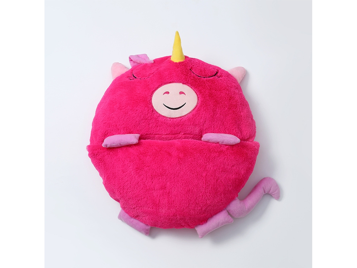 Saco De Dormir Unicórnio Vermelho /135 Cm * 50 Cm