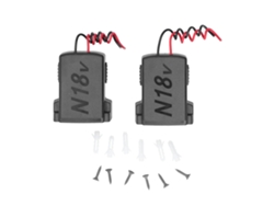 Adaptador De Batería Para Milwaukee M18 18v, Conector Convertidor De Fuente De Alimentación Abs Para Bricolaje