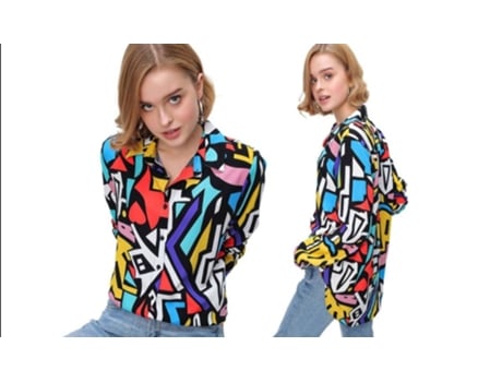 Camisa Unisex MT CLOTHES Gráfico Talla Negro (Casal)