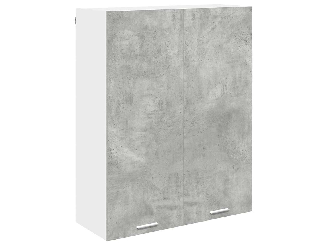 Maison Exclusive - Mueble Colgante Con Puerta Gris Concreto 80 X 31 X 100 Cm