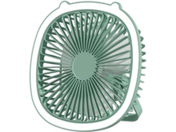 Ventilador De Escritorio Usb Mini Ventilador Portátil Multifuncional Recargable Por Con Luz Led Circulador