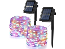 2026-luces De Fairy Solares Exteriores, 24m 240 Led, 8 Modos De Iluminación, Impermeable
