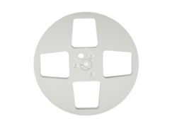 Carrete De Cinta Vacío De Aleación De Aluminio De 7 Pulgadas Y 1/4 De Pulgada Con 4 Orificios Para Reproductor De Cinta De Carrete A Carrete.