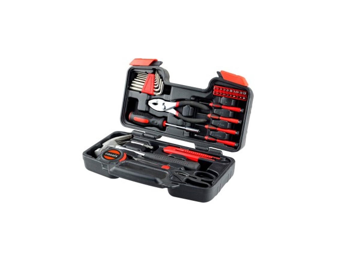 Caja de herramientas Casals de 39 piezas
