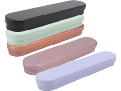 Caja De Almacenamiento De 5 Piezas Para Pinzas, Estuche Para Pestañas, Contenedores De Almacenamiento Multicolor