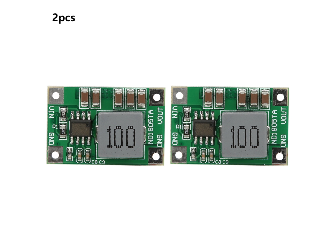 Módulo Reductor Nd1805ta 5-18v A 3v Convertidor Buck Dc-dc Step Down Para Motores 2 Piezas