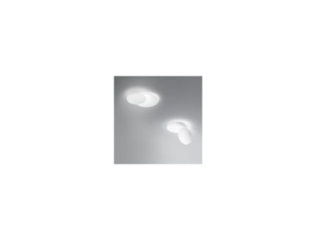 Plafón LED DRUM de metal blanco mate 43W PERENZ