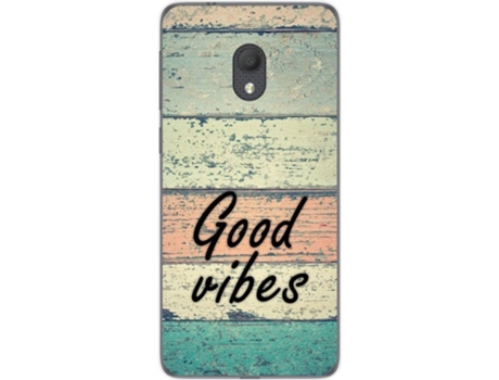 Carcasa Alcatel 1C (2019) TUMUNDOSMARTPHONE Madera 01 Multicolor
