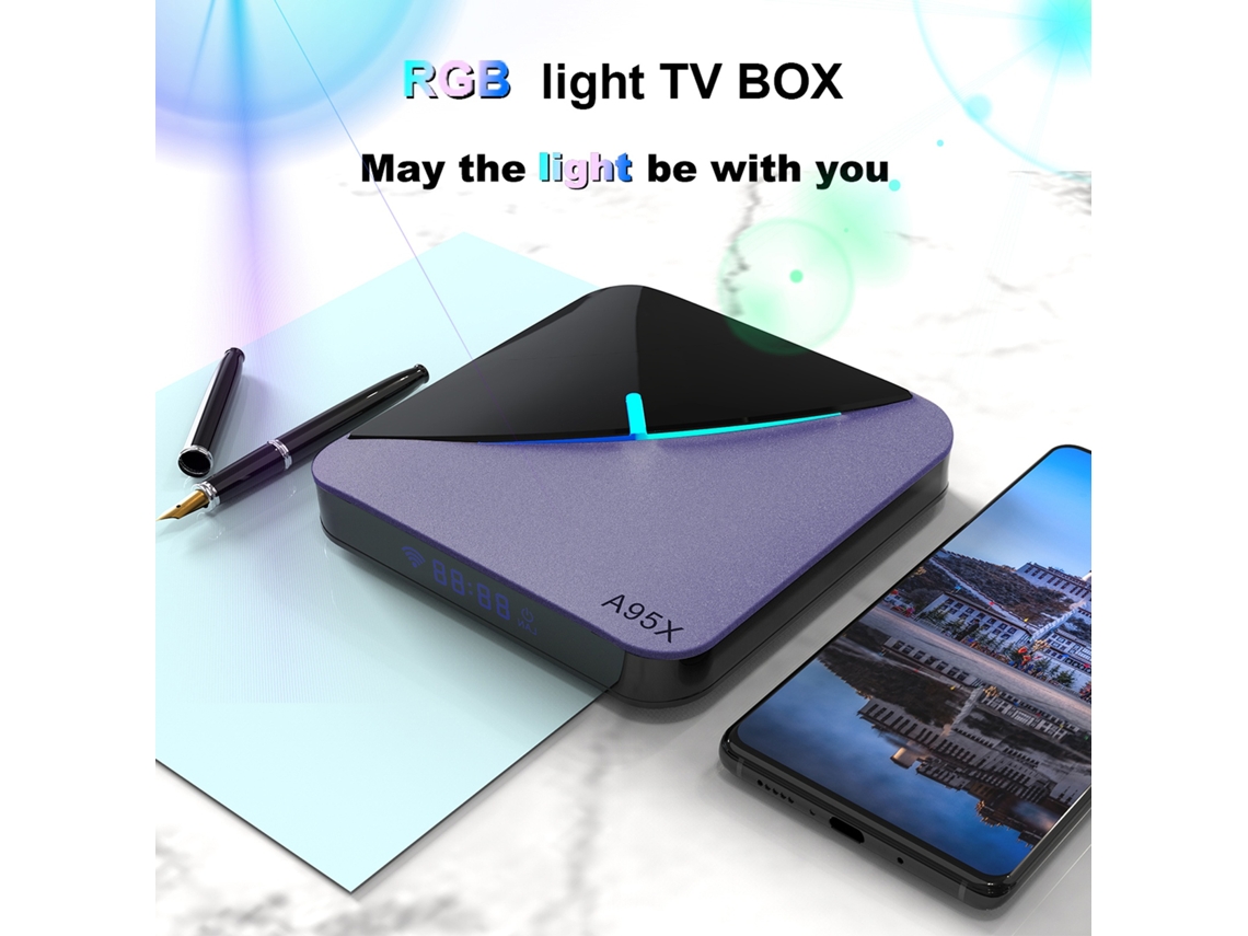 Smart TV Box 4K con reproductor Wi-Fi de doble banda