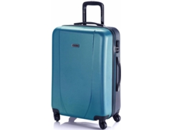 Maleta de Viaje Mediana ITACA ABS Texturizado Azul (41x65x24cm - 70 L)