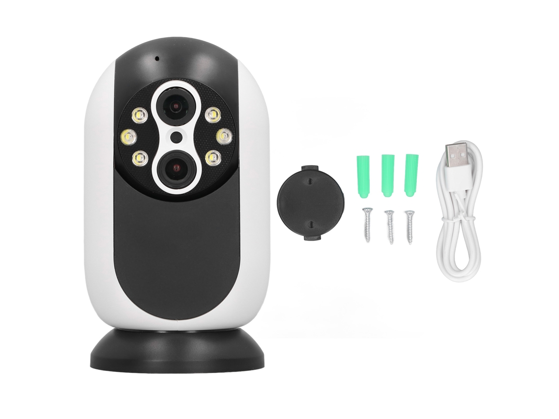 Câmera de Vigilância Inteligente 1080p 15x Zoom Visão Noturna 360° Ip67 Interfone Bidirecional App Controle