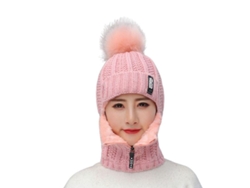 Gorro impermeable y cortavientos Punto para mujer, modelo 2026, con clip para el cuello y las orejas para mantenerlas suaves y cálidas.