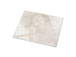 Tablero de mesa rectangular Espelharte (80x60 cm - Textura de mármol - Crema)