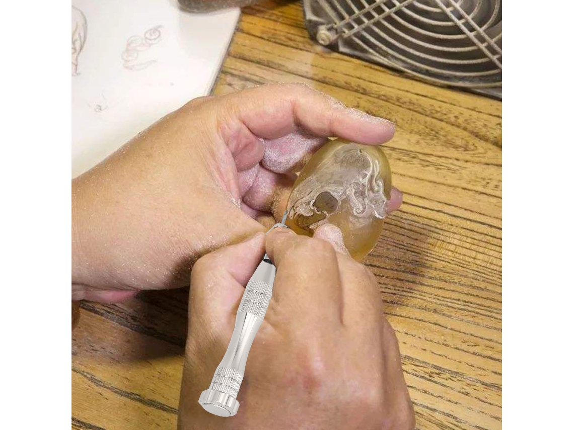Taladro Manual De Torsión (aleación De Aluminio Plateado, 10 Brocas)