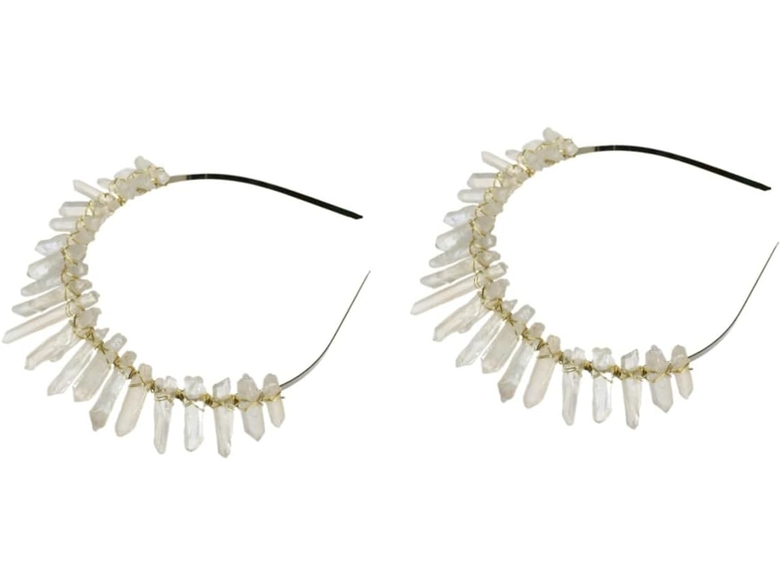 Conjunto De Diadema Elegante De 2 Piezas, Accesorio Para El Cabello Elegante Para Celebraciones Y Tocado Precioso