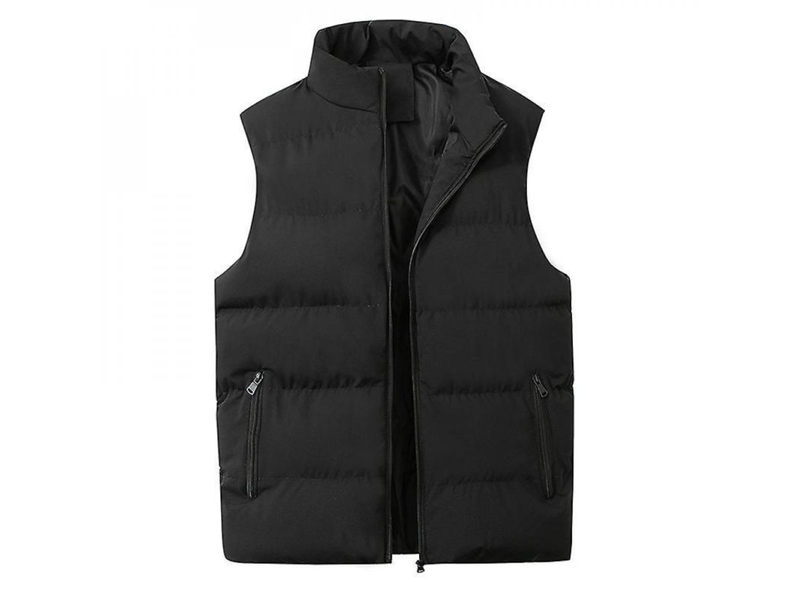 2026-chaleco Plumón Ligero Hombre Empaquetable Sin Mangas Chaqueta Acolchada Wez Xs Negro