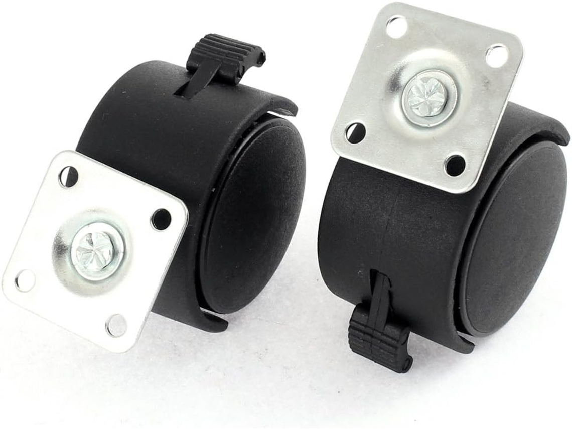Rueda 5,1 Cm 970o Freno 2 Piezas Para Muebles Ideal Para Uso
