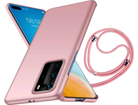 Funda Huawei P40 Turtleshell con Cordon Rosa