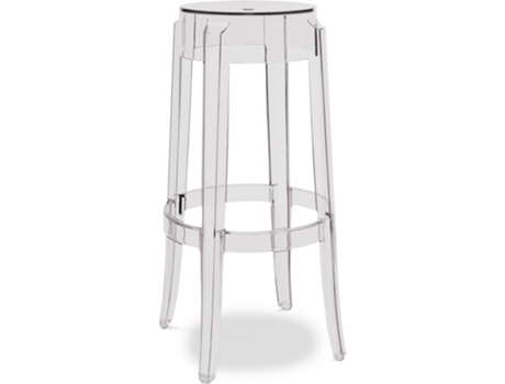 Taburete Victoria Queen Diseño Transparente 75cm GHOST STYLE