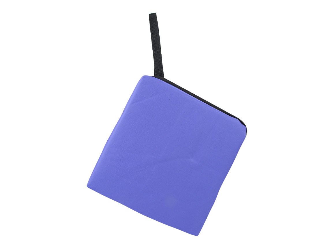 Cojín morado suave e impermeable para silla
