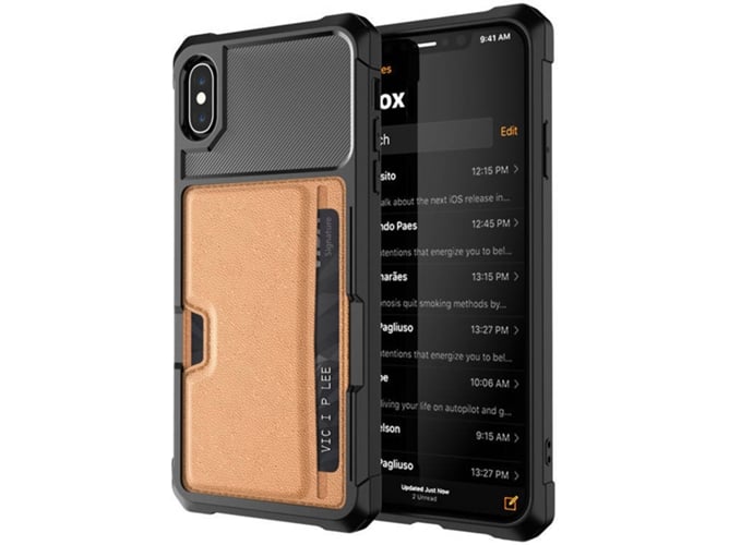 Funda iPhone XR WISETONY Ricoonline-173 Marrón