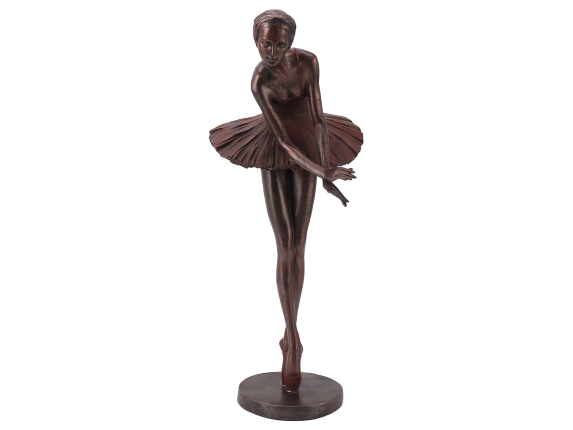 Estatua de bailarina de resina para decoración