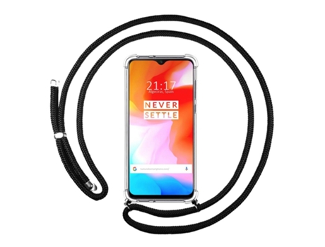 Carcasa OnePlus 6T TUMUNDOSMARTPHONE Colgante Negro