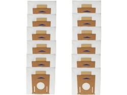 Paquete de 12 bolsas de vacío T8 para estación de vacío automático Ecovacs Deebot para Ozmo T8 Aivi Dx93 Ddx96 T8 Max y T8 Series