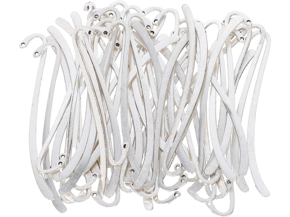 Kichouse Kit De 50 Tiras Plásticas Para Arquivamento De Folhas Soltas. Facilita A Remoção Das Páginas E A Fixação