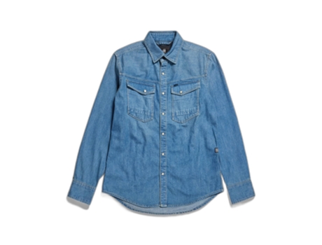 Camisa G-STAR Vaquera Slim Fit Mezclilla Azul (L)