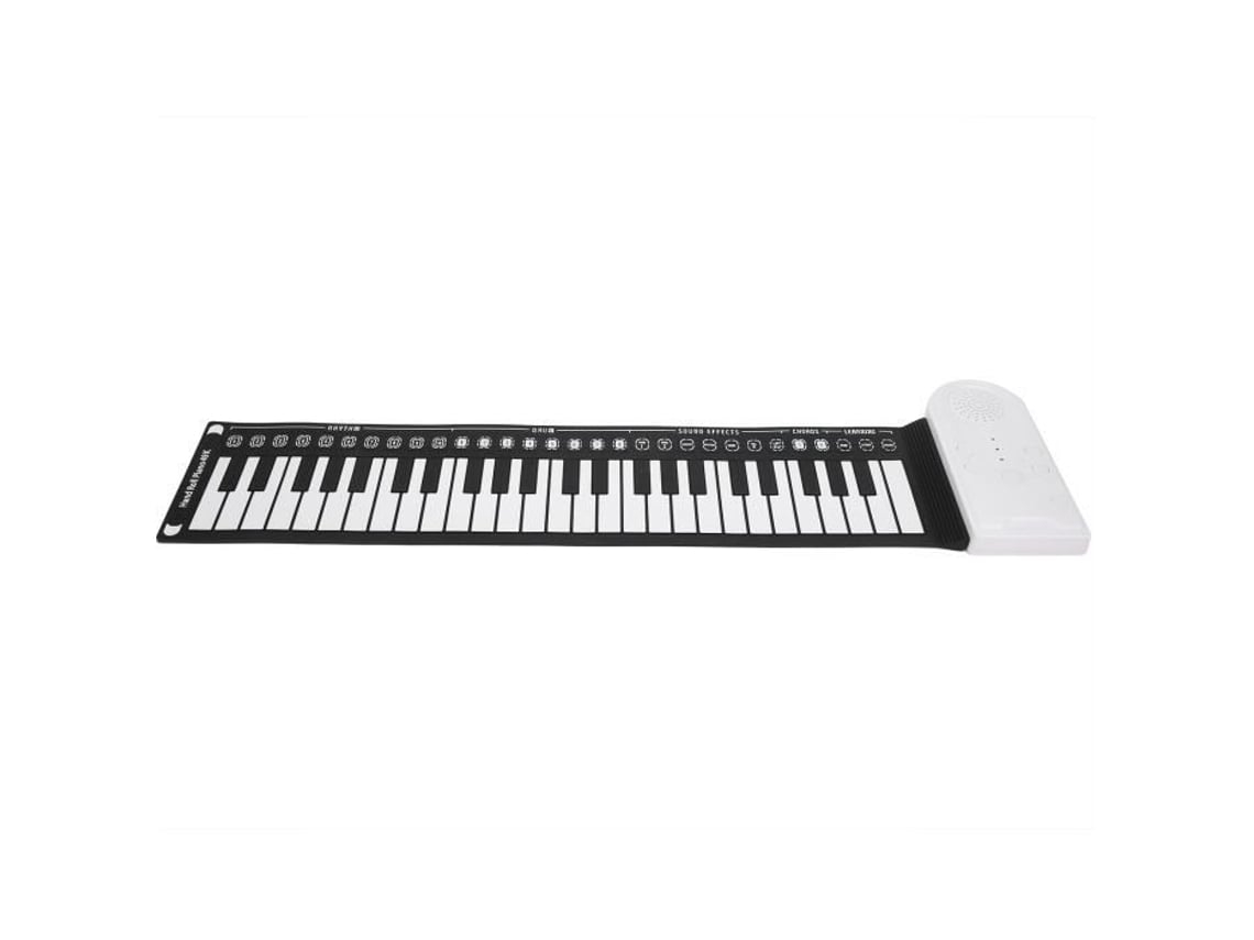 Teclado De Piano Elétrico Dobrável E Portátil De 49 Teclas, Com Carregamento Usb, Um Presente Ideal Para Iniciantes*.