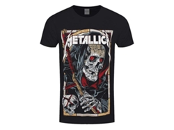 Camiseta ROCK OFF Metallica - Death Reaper Negro (Talla: M)