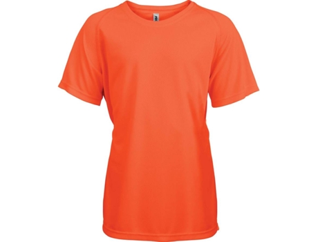 Camiseta de Niños para Deporte PROACT Multideportes Anos Poliéster Naranja (10/12 Años)