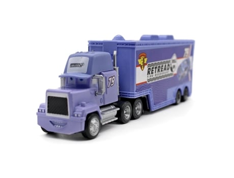 Disney pixar cars lightning mcqueen jackson storm mack uncle truck 1:55 diecast model alloy car model toys for kid birthday gift