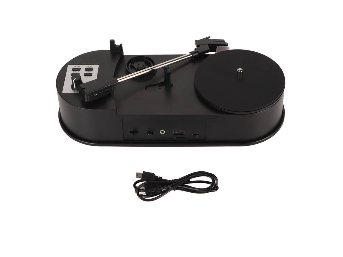 Convertidor Profesional De Tocadiscos A Mp3 Con Soporte Para 33/45 Rpm, Plug And Play Usb 2.0 Para Amantes De La Música.