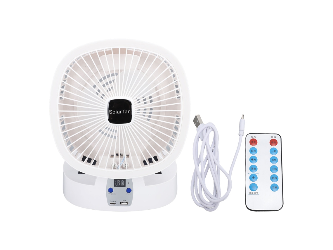 Luz LED recargable solar Ventsitor plegable con control remoto
