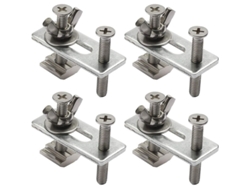 Juego De 4 Abrazaderas En T Para Fresadoras Y Grabadoras Cnc 3018-pro / 3018-mx3 / 3018-prover