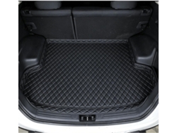 Alfombrilla De Cuero Para Maletero Renault Captur 2 E-tech Hybrid 2020-2026, Color Negro.