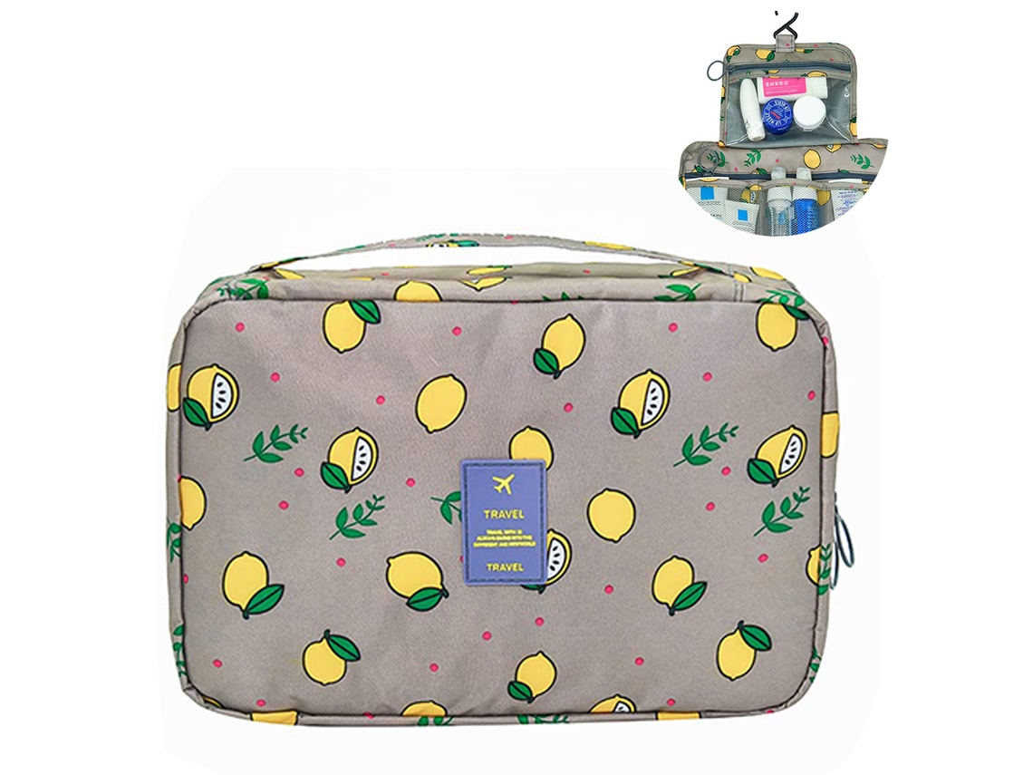 Bolsa de cosméticos impermeable Truyuety, bolsa de viaje para maquillaje para mujeres y hombres