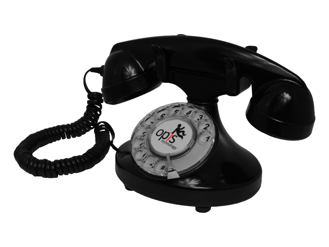 Teléfono Fijo OPIS TECHNOLOGY Tffcab-black Negro