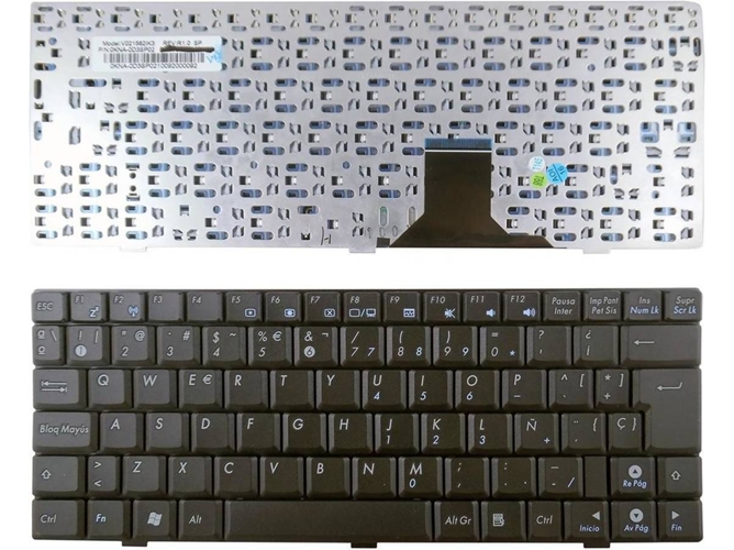 Teclado para Portátil Asus Eee Pc 1000 1000H 1000Ha 1002Ha