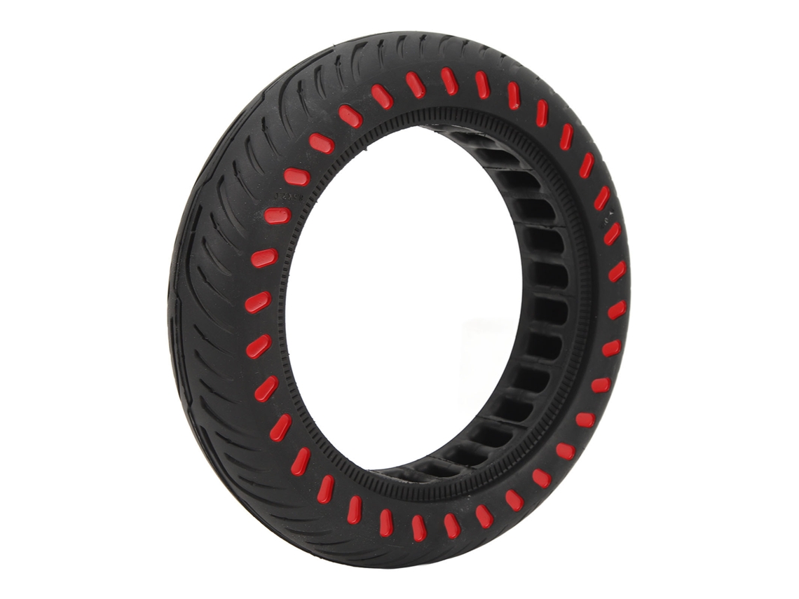 Neumático Macizo De 8,5 X 2,0 Pulgadas Para Patinete Eléctrico, Llanta De 8,5 Pulgadas, Resistente A Impactos, Alto Agarre, Rojo.