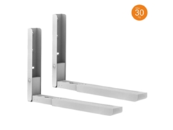 Soporte De Microondas 285-425 Mm 30 Kg De Blanco