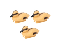 3 patitos flotantes amarillos para decoración de piscinas