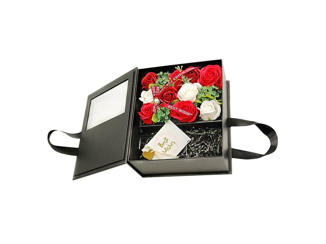 1 Caja De Regalo De Flores De Simulación.