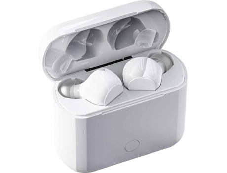 Auriculares Bluetooth True Wireless CHRONUS A12820 (In Ear - Micrófono - Noise Cancelling - Blanco)