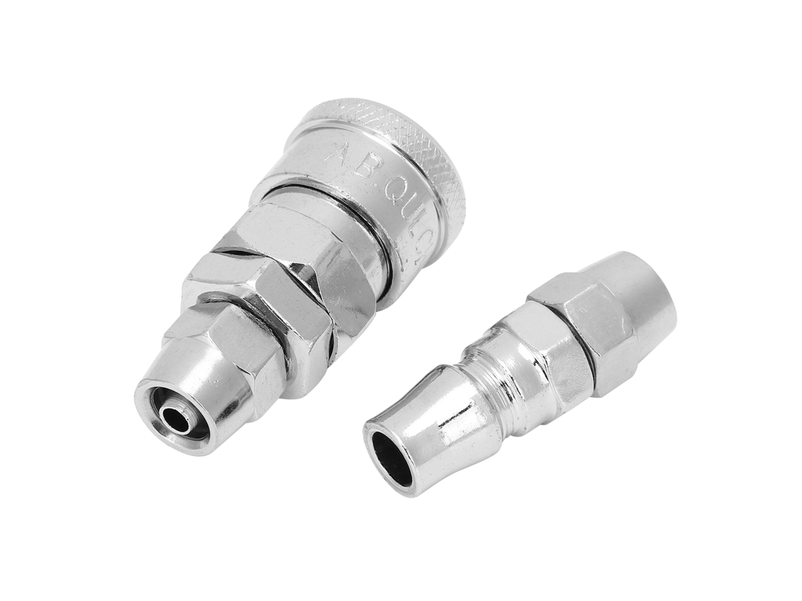 Conector Rápido Autoblocante De Acero Aleado, 2 Piezas, 20sp+20pp, Accesorios Para Tubos Neumáticos