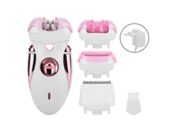 Depiladora Eléctrica Multifuncional Para Mujer Depilador De Pelo Corporal Rosa