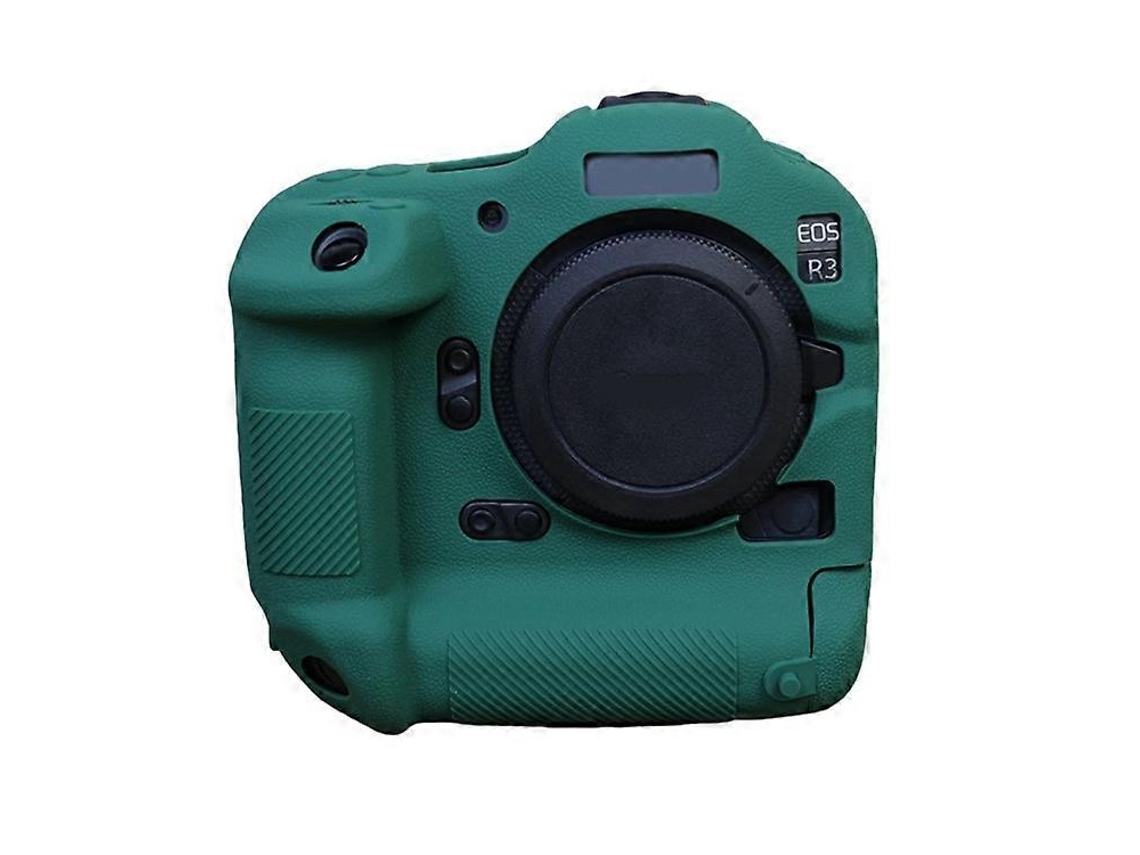 Funda protectora de silicona flexible con protección contra caídas, compatible con la cámara Canon Eos R3, funda antiarañazos y anticaídas Facpoet