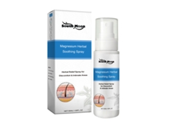 Spray calmante herbal de magnesio para una relajación rápida.